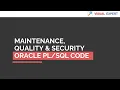 Visual Expert for Oracle Code Maintenance Quality and Security