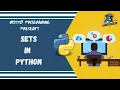 Sets in Python Accessing Set items Length Complete Python Course 2020