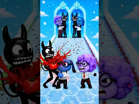 POV ❄️❤️‍🔥 Blue Dog vs Purple Sheep 👑 Fire Boss or Ice Boss? | Animal Hospital #shorts