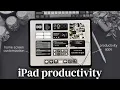 iPadOS 18 iPad Productivity Setup Dark Aesthetic New iPadOS 18 Features