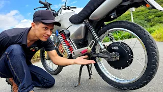 converti uma Honda CG TITAN em ELÉTRICA