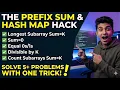 Longest Subarray with Sum K Prefix Sum HashMap Explained Java DSA Interview Coding Help
