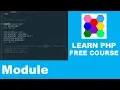 Learn PHP - Part 16 Module