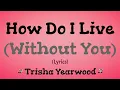 Download Lagu How Do I Live (Without You) Lyrics ~ Trisha Yearwood