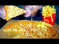ASMR LITTLE CAESARS PIZZA MUKBANG EATING MCDONALD S FRIES NO TALKING JERRY BIG BITES