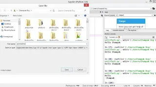 Running a Python Program in Spyder