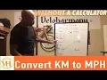 How to easily convert Kilometers to MPH