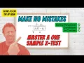 One-Sample Z Test for a Population Proportion AP Statistics Step-by-Step Guide