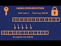 Solve Caesar Cipher Encryption and Decryption technique in Python program ICA 2022 F-V Python