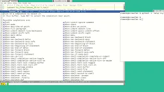 Python in Emacs 0003 -