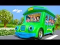 Download Lagu Wheels on the Bus | Kindergarten Nursery Rhymes for Children | Cartoons for Kids | Little Treehouse