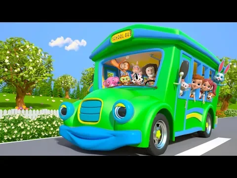 Download MP3 Wheels on the Bus | Kindergarten Nursery Rhymes for Children | Cartoons for Kids | Little Treehouse