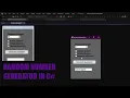 How to Make a Random Password Generator in C C Tutorial