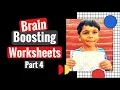 Brain Boosting Worksheets Awareness Visual Discrimination Activity 4-6 yrs