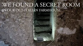We found a secret room in our old Italian farmhouse! (#12)