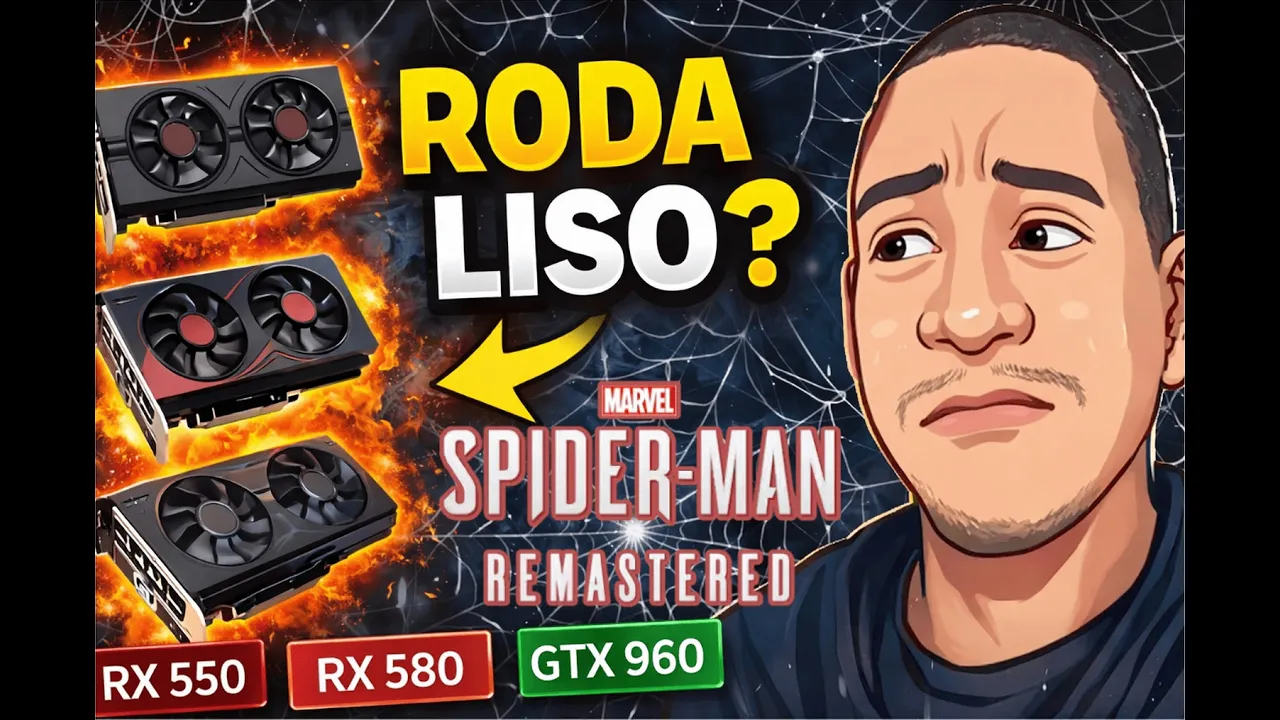 Spider Man Resmastered  Teste Cpu´s  Ryzen 5 1600 | Fx 8300 | Xeon e5 2620 v3
