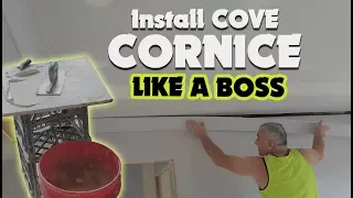 Drywall Plastering Tips on How to Install Cornice like a Pro