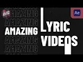 Create AMAZING s in After Effects with typography