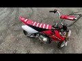 2005 CRF 50 with 88cc big bore