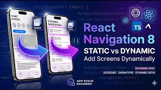 React Navigation v8 Crash Course Static vs Dynamic Navigation Part 3