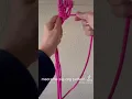 macrame basic knot tutorial for beginners - zig-zag pattern