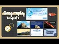 Geography PowerPoint Template with unique transitions