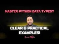 Day1 Python Data Types in Minutes Clear Practical Examples