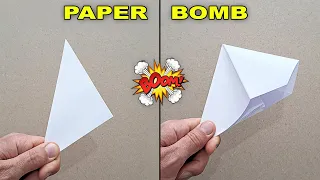 Kağıttan Bomba Nasıl Yapılır? 💥 | Very Loud Paper Popper