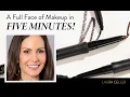 How To Do A Full Face of Makeup In Five Minutes on Mature Skin