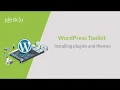 WordPress Toolkit - Install plugins and themes