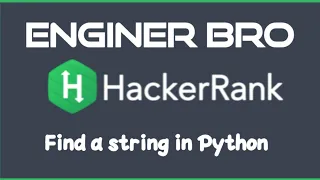 Find a string HackerRank solution in a Python