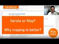 Why maping a function is better than iterations loops for data processing