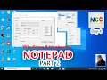 Day 4 complete notepad tutorial part 2 file menu page setup edit menu format menu view menu