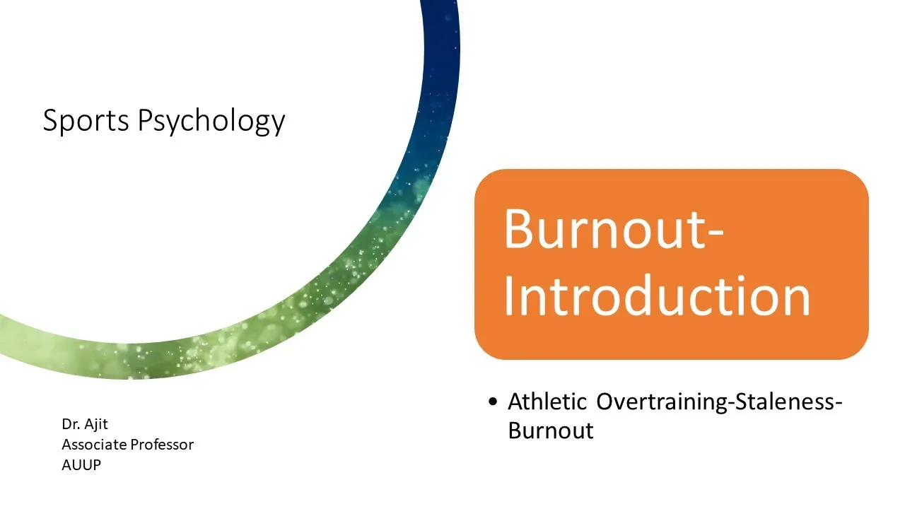 Athlete Burnout-I : Concept | Sports Psychology