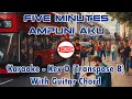 Download Lagu Five Minutes - Ampuni Aku [Karaoke - Key D (Transpose B) - Guitar Chord]
