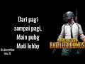 Download Lagu lirik lagu Sanhok Turun Paradise | PUBG MOBILE