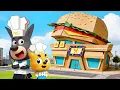 Lagu Cardboard Cafe Adventure for Kids | Fun Story | Sheriff Labrador | Kids Cartoon | BabyBus