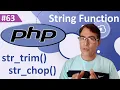 PHP string str - trim and str