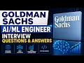 Goldman Sachs Engineer Interview Questions and Answers