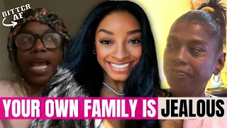 JEALOUS Sister Reveals their Mom ABANDONED 8 Kids Not 4 Simone Biles Mom Sister Causing Trouble