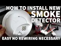 How to Replace a Smoke Detector - Install First Alert Smoke Detector the Easy Way Without Rewiring