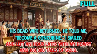His Dead Wife Returned and He Told Me Become a Concubine I Smiled-and Left an Hour Later with
