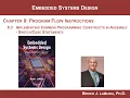 8 3 d - MSP430 Program Flow Instructions