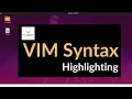 VIM Syntax Highlighting