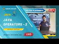 Java Live Session 5 Java Operators Part 2 DSA Placement Series Coders Arcade