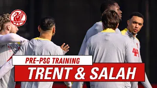 Mo Salah & Trent Alexander-Arnold face off! | Liverpool FC Training