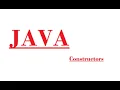 Constructors in Java