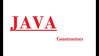 Constructors in Java