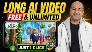 Long AI Video Kaise Banaye (16 Min) Using Just 1 Prompt🔥|| Ai Automation 2026