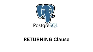 RETURNING clause with INSERT command in postgres